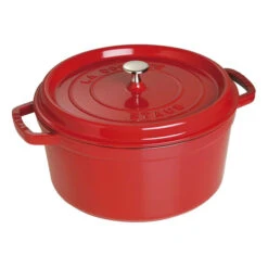 Staub Cast Iron 7 Quart Round Cocotte -Kitchen Supplies Store 1102806