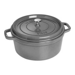 Staub Cast Iron 7 Quart Round Cocotte -Kitchen Supplies Store 1102818