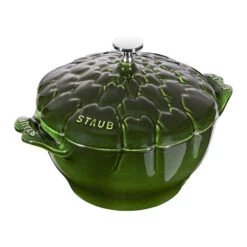 Staub 3 Quart Artichoke Cocotte Basil