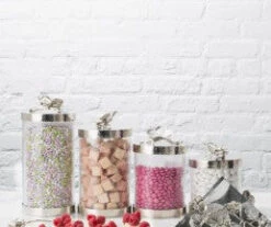 Michael Aram White Orchid Canister -Kitchen Supplies Store 111867