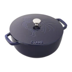 Staub Cast Iron 3.75 Quart Essential French Oven Rooster Lid -Kitchen Supplies Store 11752491