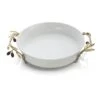 Michael Aram Olive Branch Gold Pie Plate