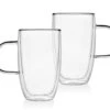 Godinger Double Walled Handled 15oz Mug Pair