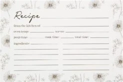 CR Gibson 4x6 Recipe Cards -Kitchen Supplies Store 24758