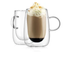 Godinger Alesia Latte Cups Pair 10oz