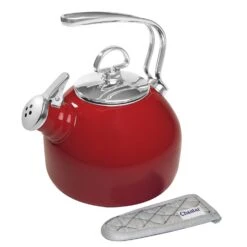 Chantal 1.8qt. Classic Enamel-on-Steel Teakettle -Kitchen Supplies Store 37 18S RE