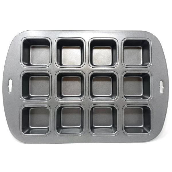 Norpro Square Cupcake Pan, 12 Count 1 Norpro Square Cupcake Pan, 12 Count