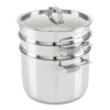 Viking 3-Ply Stainless Steel 8 Qt Multipot 4-Piece Set With Metal Lid