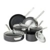 Viking Hard Anodized Nonstick 10-Piece Cookware Set With Glass Lids