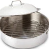 All-Clad, Stainless Steel, 6 Qt. French Braiser W/ Rack & Domed Lid