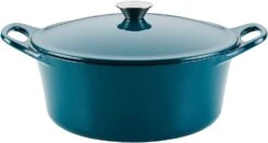 Rachael Ray Enameled Cast Iron Dutch Oven/Casserole Pot With Lid, 5 Quart