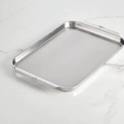 Hestan Provisions OvenBond Tri-ply Bakeware -Kitchen Supplies Store 48650 HES HN8 13x18HalfSheetPan Angled 1 d9db6e59 3cf1 43c4 8ae4 b6b9f1e2b159