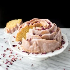 Nordicware Rose Bundt® Pan -Kitchen Supplies Store 54148 glazed cut