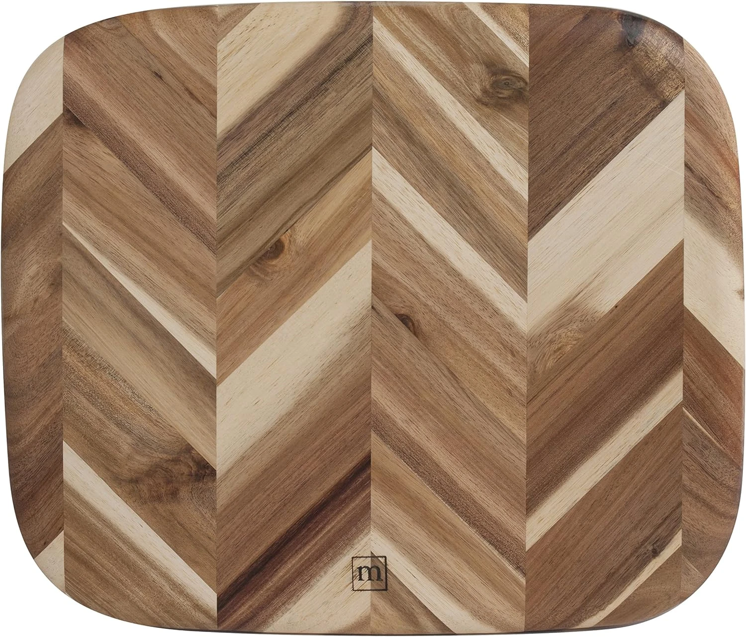 Madeira Acacia Herringbone Cutting Board, 12.5" X 14.5" 1 Madeira Acacia Herringbone Cutting Board, 12.5" X 14.5"