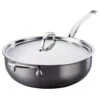 Hestan Nanobond 5 Quart Covered Essential Pan With Helper Handle