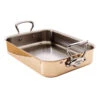 Mauviel M'heritage Tri-ply 20/70/10 Roasting Pan, SS Handles