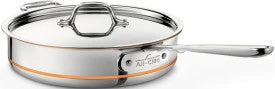All-Clad, 6403 SS, 3 Qt. Sauté Pan W/ Lid, With Copper Center