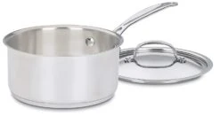 Cuisinart Chef's Classic Stainless Saucepan With Cover -Kitchen Supplies Store 719 18