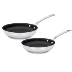 Cuisinart 722-911NS Chef's Classic Stainless Nonstick 2-Piece 9-Inch And 11-Inch Skillet Set