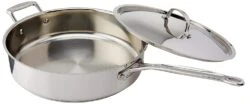 Cuisinart 733-30H Chef's Classic Stainless 5-1/2-Quart Saute Pan With Helper Handle And Cover