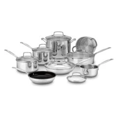 Cuisinart Chef's Classic Stainless Cookware Set -Kitchen Supplies Store 77 14N
