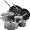Circulon Elementum Hard Anodized Nonstick Cookware Pots And Pans Set, 10 Piece