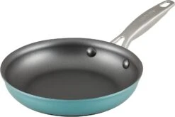 Anolon Achieve Open Fry Pan, Teal