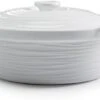 BIA Kalahari Covered Casserole, 2qt/1.9L, White, Porcelain