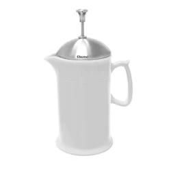 Chantal 28oz. Ceramic French Press W/ SS Plunger -Kitchen Supplies Store 92 FP28 SW