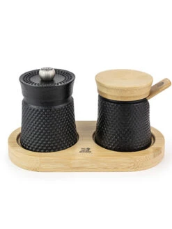 Peugeot Bali Cast Iron Pepper Mill & Salt Dispenser Set