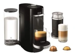 Nespresso VertuoPlus Deluxe Coffee And Espresso Machine By De'Longhi With Aeroccino ENV155TAE ENV155BAE