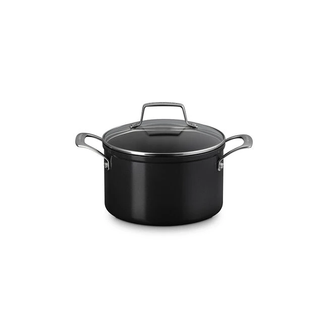 Le Creuset Essential Non-stick Ceramic Stockpot With Glass Lid 4 Qt. 1 Le Creuset Essential Non-stick Ceramic Stockpot With Glass Lid 4 Qt.