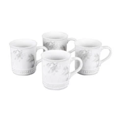 Le Creuset Seattle Stoneware Set Of 4 Mugs -Kitchen Supplies Store PG9043MA 0016 LPR