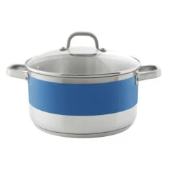 Chantal Stripes Stock Pot With Lid