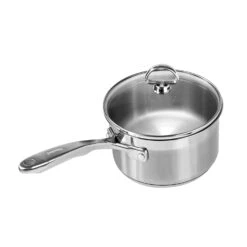 Chantal Induction 21 Steel Saucepan W/ Glass Lid -Kitchen Supplies Store SLIN35 162