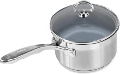 Chantal Induction 21 Steel Saucepan W/ Glass Lid -Kitchen Supplies Store SLIN35 162C
