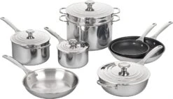 Le Creuset Stainless Steel Cookware Set -Kitchen Supplies Store SSP14112