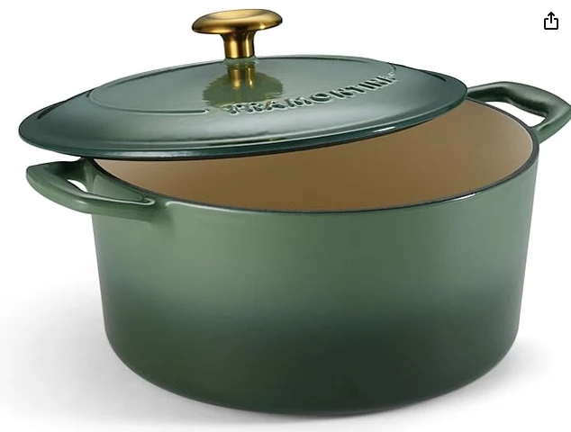 Tramontina 5.5 Qt Enameled Cast-Iron Series 1000 Covered Round Dutch Oven 10 Tramontina 5.5 Qt Enameled Cast-Iron Series 1000 Covered Round Dutch Oven - Image 10