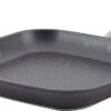 Anolon Accolade Forged Hard Anodized Nonstick Square Grill Pan/Griddle With Spouts, 11 Inch