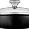 Le Creuset Toughened Nonstick PRO Shallow Casserole/Braiser With Glass Lid