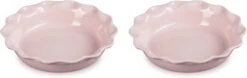 Le Creuset Heritage Pie Dish, Set Of 2 -Kitchen Supplies Store chiffon pink