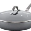 Circulon Elementum Hard Anodized Covered Deep Skillet, 12 Inch