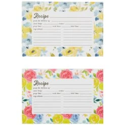 CR Gibson 4x6 Recipe Cards -Kitchen Supplies Store crgibq14 24448