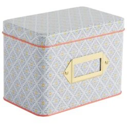 CR Gibson Tin Recipe Box