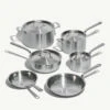 Made In Cookware 10PC Stainless Clad Cookware Set