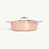 Made In Cookware Copper 5.2 Qt. Rondeau With Lid