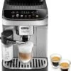 DeLonghi De'Longhi Magnifica Evo With LatteCrema System, Fully Automatic Machine Bean To Cup Espresso Cappuccino And Iced Coffee Maker Black And Silver Ecam29084sb