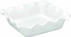 Emile Henry Ruffled Square Baker, Flour