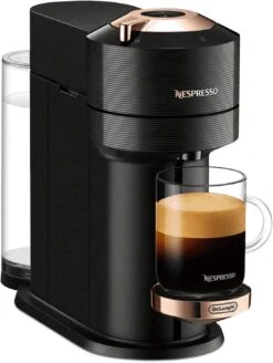 Nespresso Vertuo Next Coffee And Espresso Machine By De'Longhi, Black ENV120B