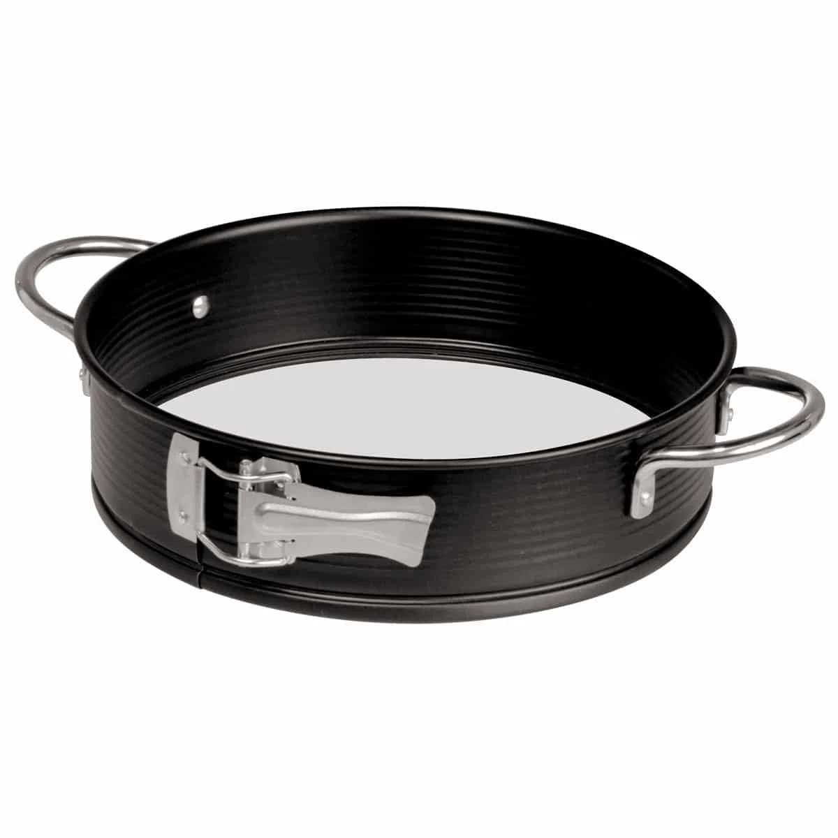 Frieling Handle It Glass Bottom Spring Form 9" Pan 1 Frieling Handle It Glass Bottom Spring Form 9" Pan